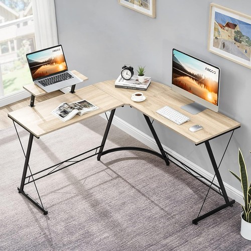 Corner desk shaped computer - corner,