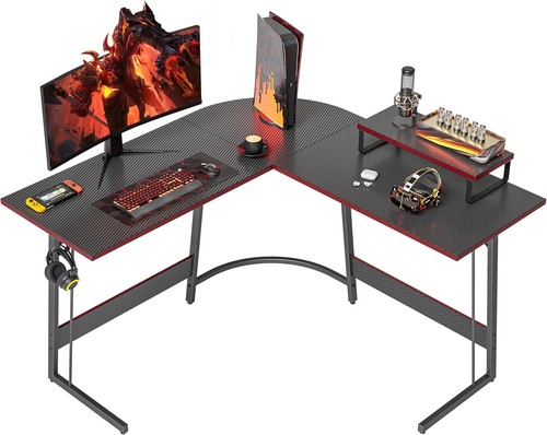 Shaped gaming desk - l,