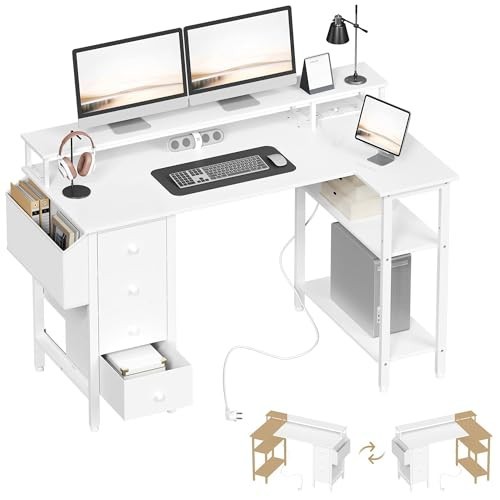 Corner desk with - corner,