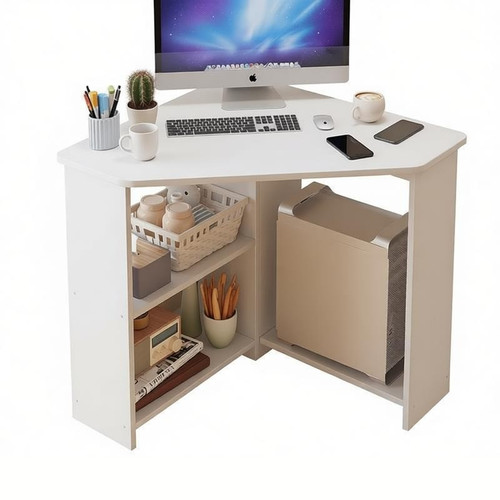 Corner computer desk - computer,