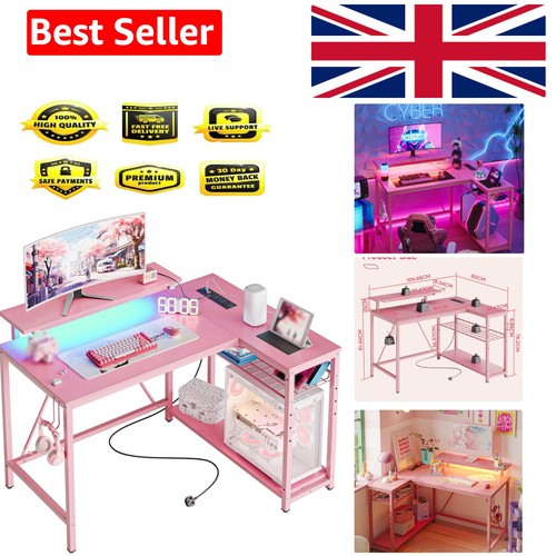 106 5cm shaped desk - 106.5cm,