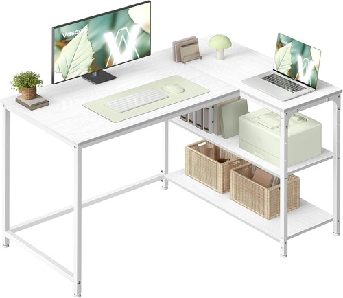 Shaped corner desk computer - corner, desk,