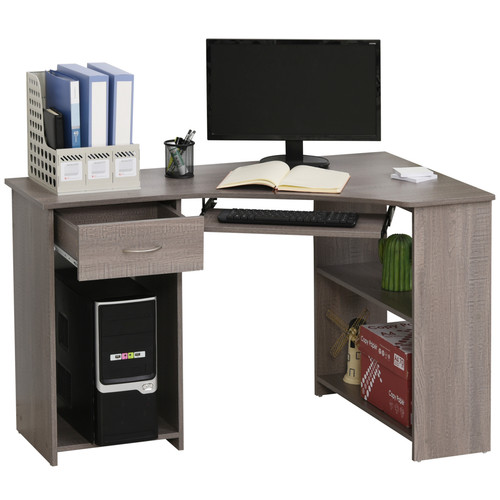 Shaped corner computer - corner, desk