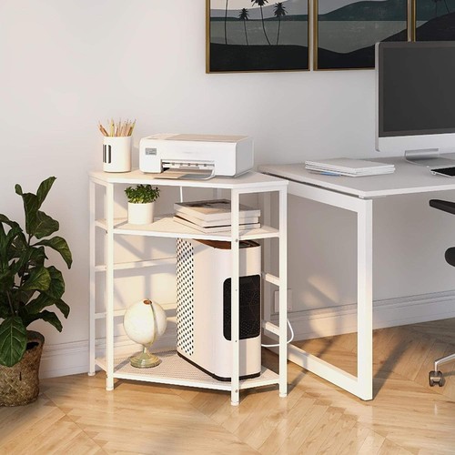 Corner desk with shelves - corner,
