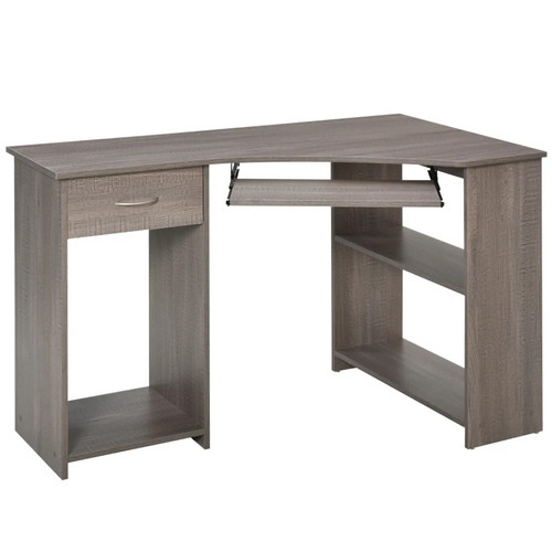 Shaped corner computer - corner, desk