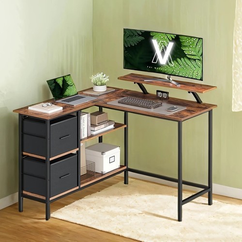 Computer desk shaped - desk,