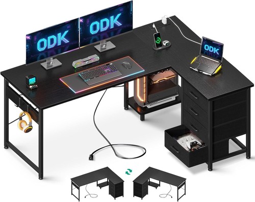 Corner desk with - corner, l