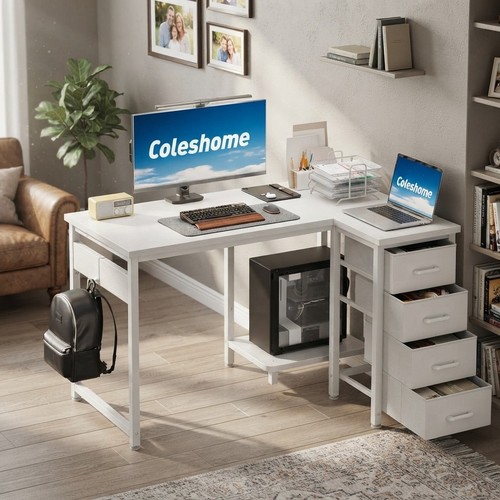 Stylish modern white - white, corner